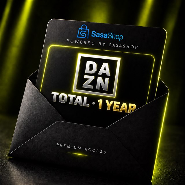 DAZN Total · 1 year — SasaShop card