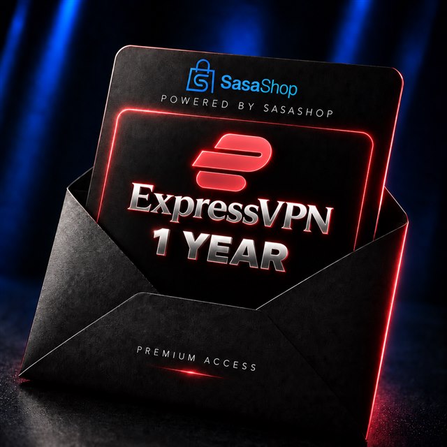ExpressVPN · 1 year — SasaShop card